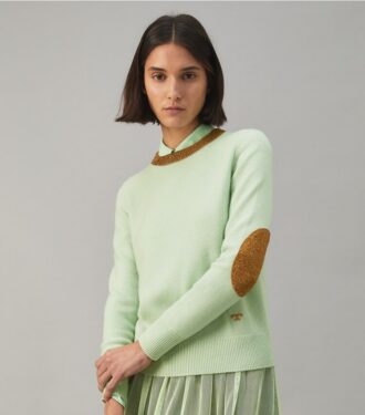 Suéter de cachemira con lurex