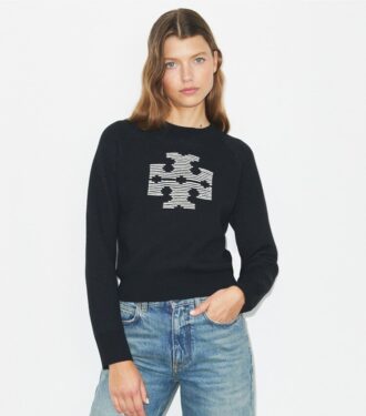 Suéter de lana con logotipo