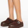 T Monogram Mellow Shearling Platform Mule T Monogram Mellow Shearling Platform Mule