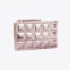 Tarjetero con cremallera Fleming Metallic Square Quilt Tarjetero con cremallera Fleming Metallic Square Quilt