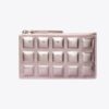 Tarjetero con cremallera Fleming Metallic Square Quilt Tarjetero con cremallera Fleming Metallic Square Quilt
