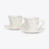 Taza y platillo Lettuce Ware, juego de 2