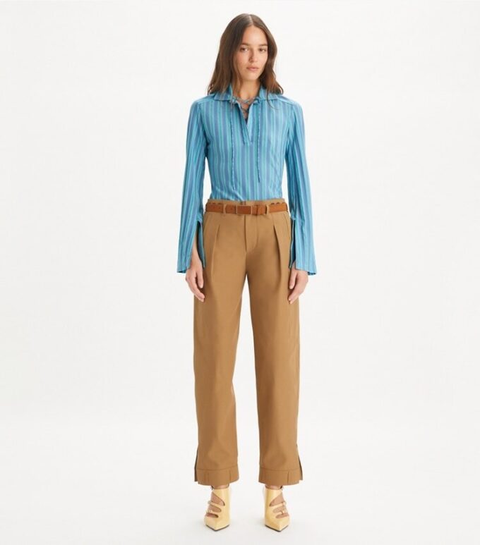 Túnica de jersey con cordones Túnica de jersey con cordones