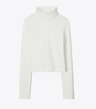 Top corto de jacquard