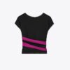 Top cruzado de jersey crepé Top cruzado de jersey crepé