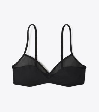 Top de bikini de malla