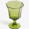 Vasos de agua de vidrio prensado, juego de 4 Vasos de agua de vidrio prensado, juego de 4
