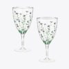 Vasos de agua Jolie Fleur, juego de 2