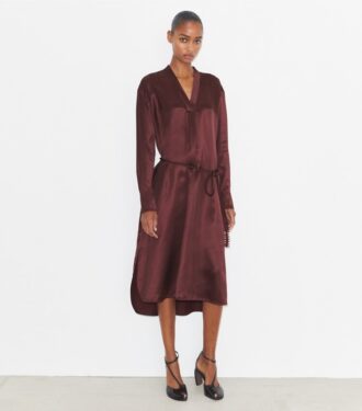 Vestido camisero de viscosa