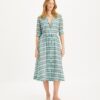 Vestido camisero estampado