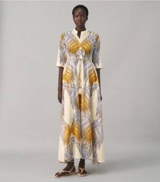 Vestido camisero estampado