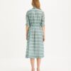Vestido camisero estampado