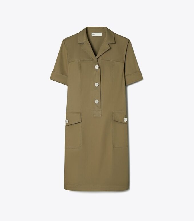 Vestido campestre de popelín