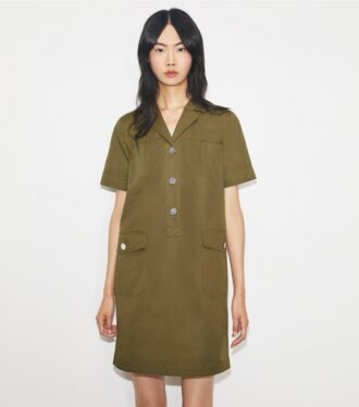 Vestido campestre de popelín