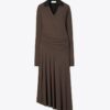 Vestido con cuello de jersey