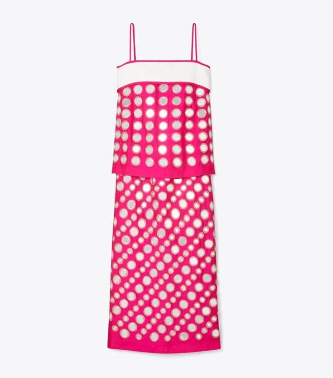 Vestido con espejos superpuestos hechos a mano Vestido con espejos superpuestos hechos a mano