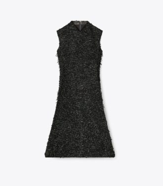 Vestido con flecos y lentejuelas