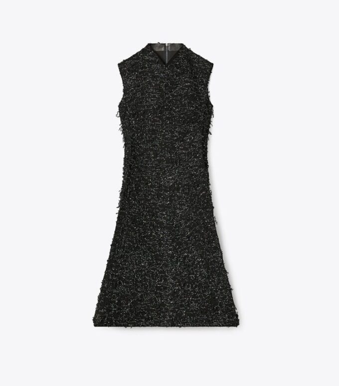 Vestido con flecos y lentejuelas Vestido con flecos y lentejuelas