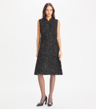 Vestido con flecos y lentejuelas