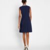 Vestido de golf con cuello plisado de alto rendimiento Vestido de golf con cuello plisado de alto rendimiento