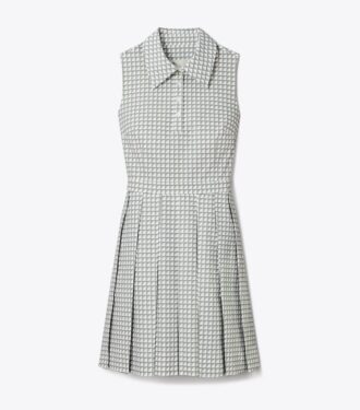 Vestido de golf estampado y elástico
