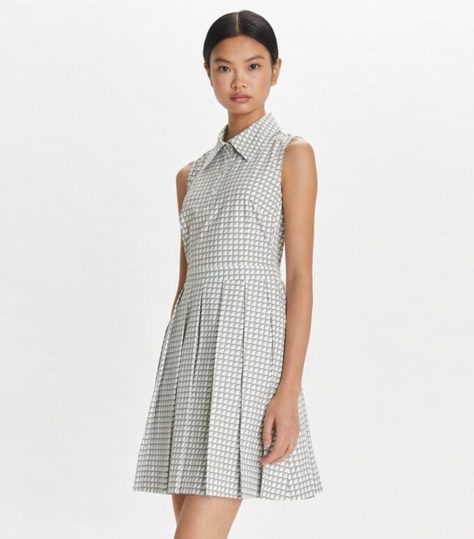 Vestido de golf estampado y elástico Vestido de golf estampado y elástico
