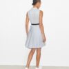 Vestido de golf plisado con jacquard T Monogram Vestido de golf plisado con jacquard T Monogram