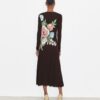 Vestido de jersey estampado