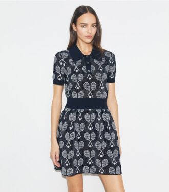 Vestido de malla con raquetas