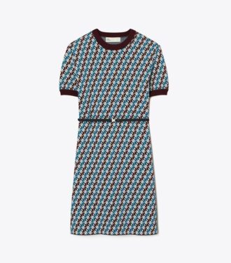 Vestido de punto jacquard