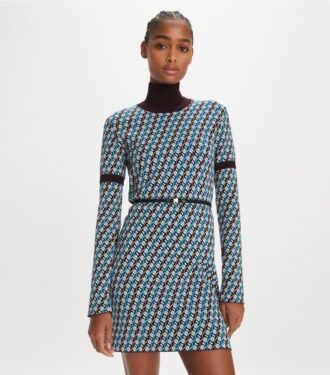 Vestido de punto jacquard