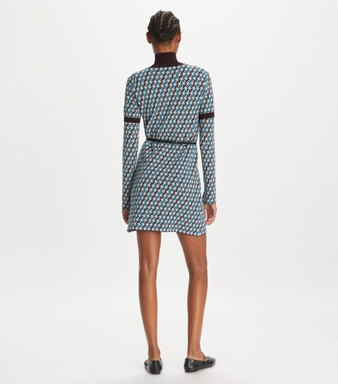 Vestido de punto jacquard Vestido de punto jacquard