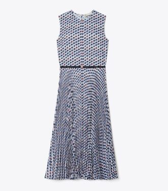Vestido de sarga estampado