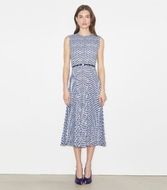 Vestido de sarga estampado