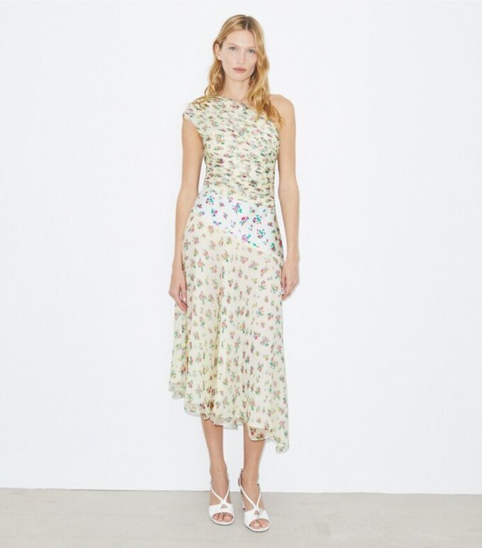 vestido de seda