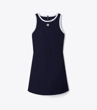 Vestido de tenis con espalda nadadora de jersey