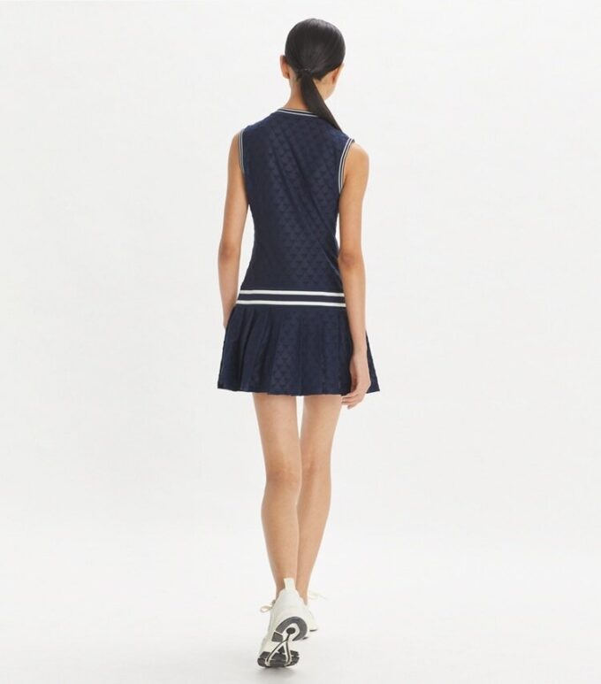 Vestido de tenis de jacquard de rizo Vestido de tenis de jacquard de rizo
