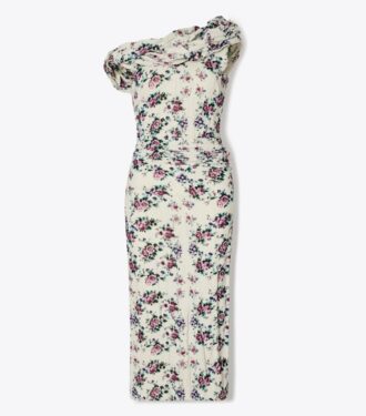 Vestido de terciopelo de algodón retorcido