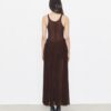 Vestido drapeado de jersey