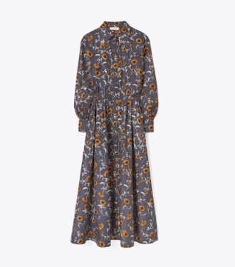 Vestido Eleanor de sarga de seda