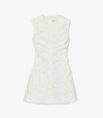 Vestido floral de popelín de algodón