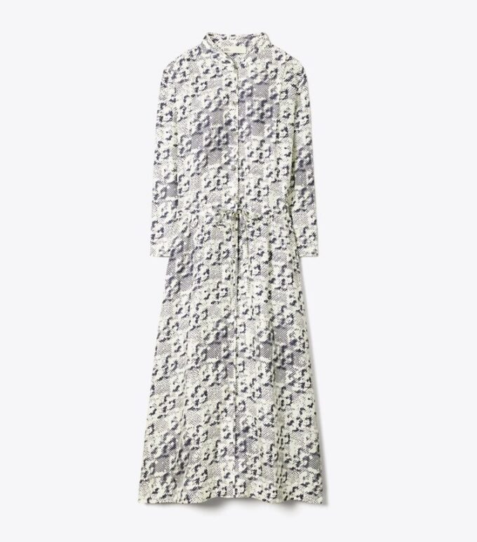 Vestido midi de seda Vestido midi de seda