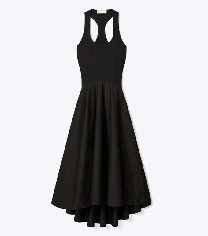 Vestido sin mangas de viscosa Vestido sin mangas de viscosa