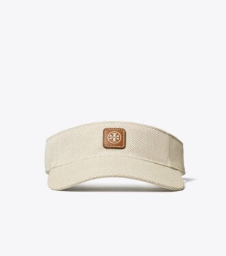 Visera de lona con logotipo