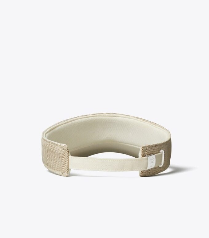 Visera de lona con logotipo Visera de lona con logotipo