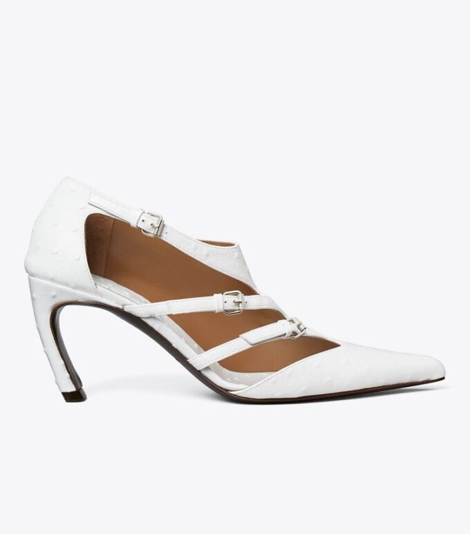 Zapatos de tacón con múltiples hebillas Zapatos de tacón con múltiples hebillas