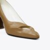 Zapatos de tacón con punta abierta esculpida Zapatos de tacón con punta abierta esculpida