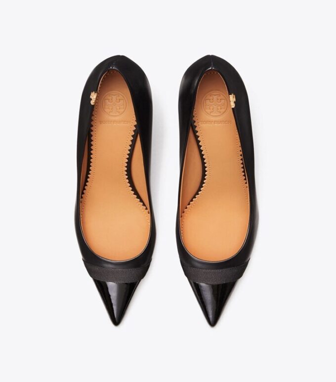 Zapatos de tacón con puntera de grogrén Penelope Zapatos de tacón con puntera de grogrén Penelope