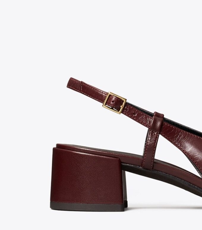 Zapatos de tacón con puntera y talón abierto Zapatos de tacón con puntera y talón abierto