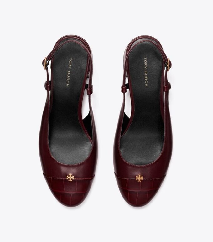 Zapatos de tacón con puntera y talón abierto Zapatos de tacón con puntera y talón abierto